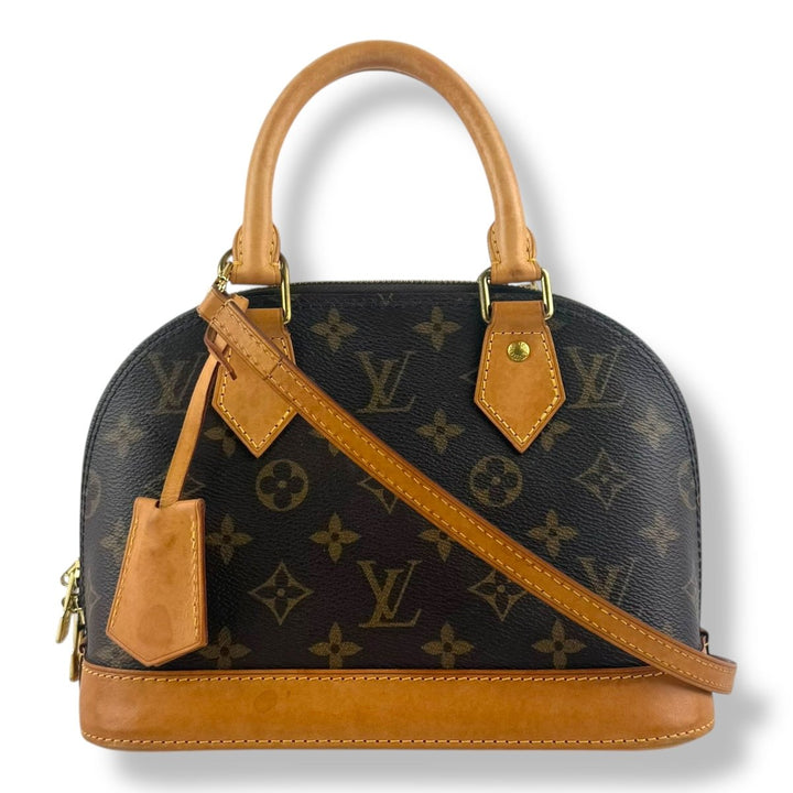Louis Vuitton Brown Monogram Alma BB Handbag - Lux Central