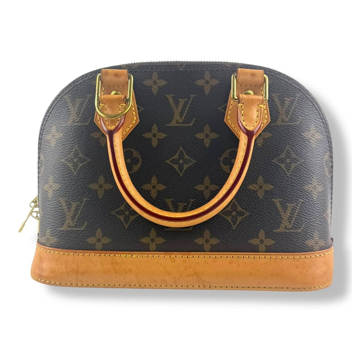 Louis Vuitton Brown Monogram Alma BB Handbag - Lux Central