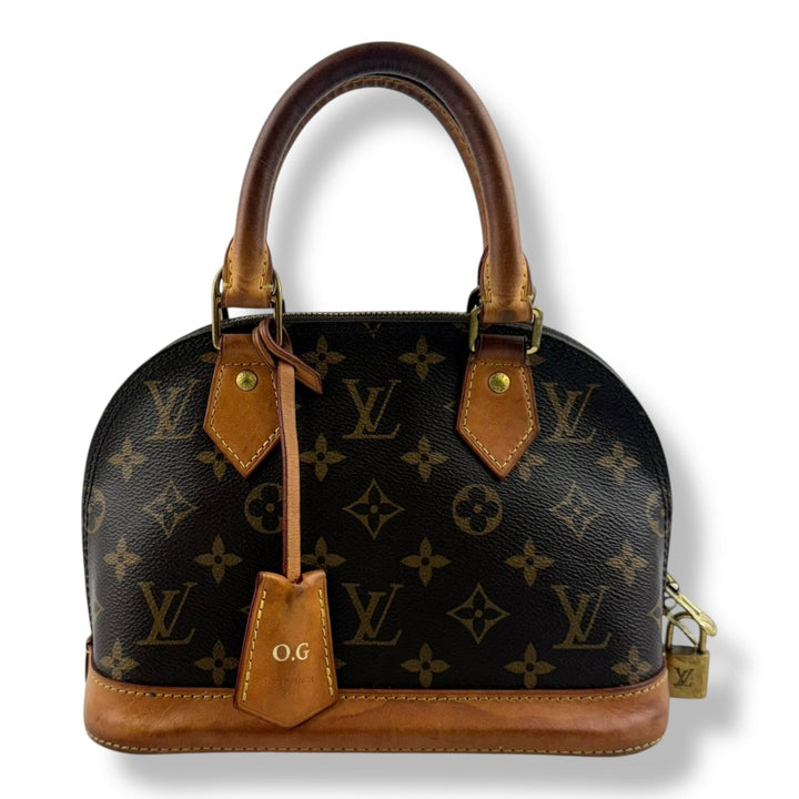 Louis Vuitton Brown Monogram Alma BB Handbag - Lux Central