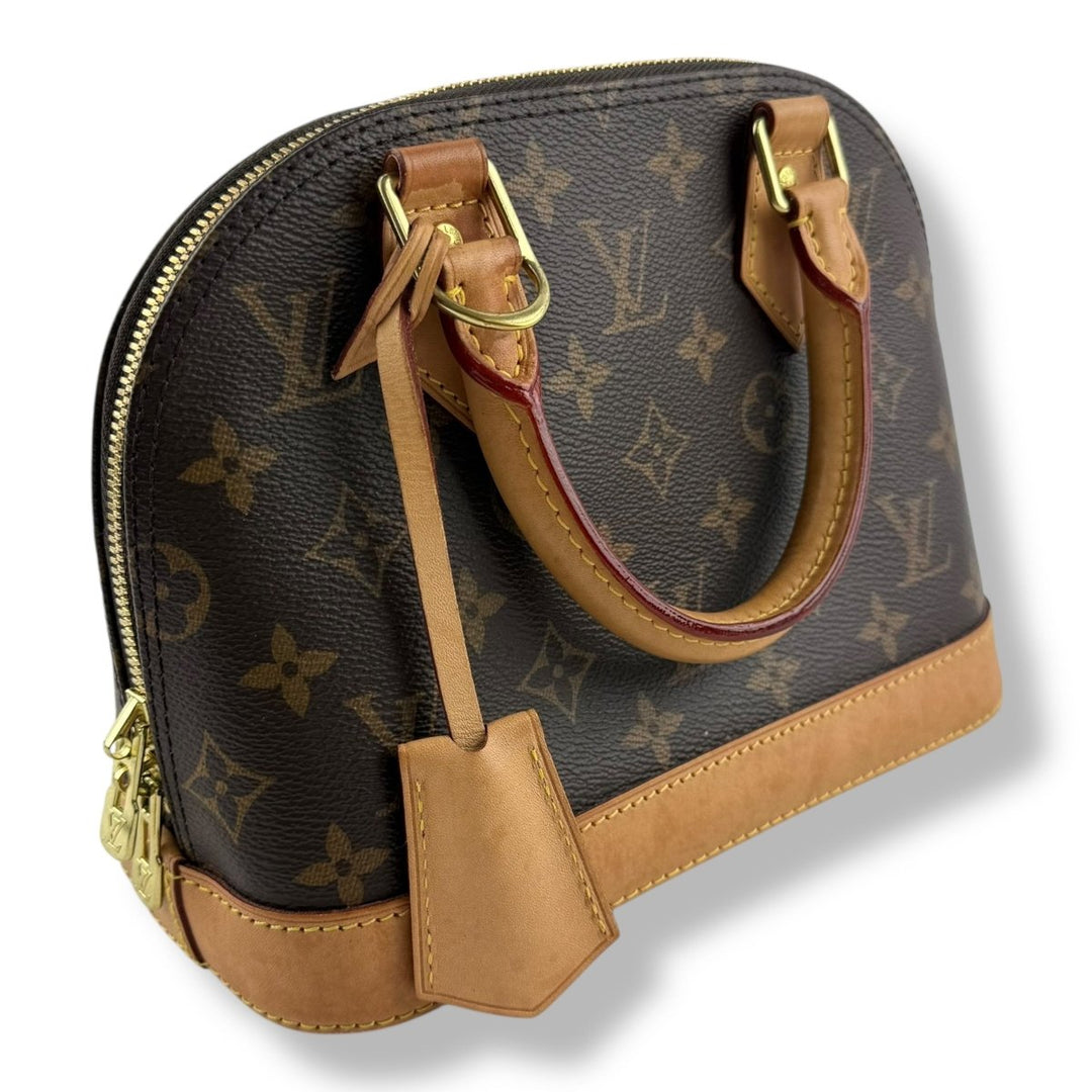 Louis Vuitton Brown Monogram Alma BB Handbag - Lux Central