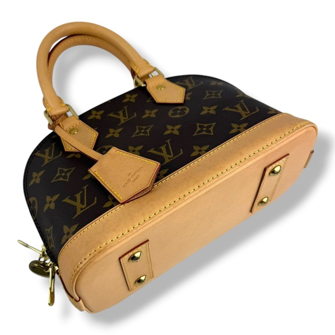 Louis Vuitton Brown Monogram Alma BB Handbag - Lux Central
