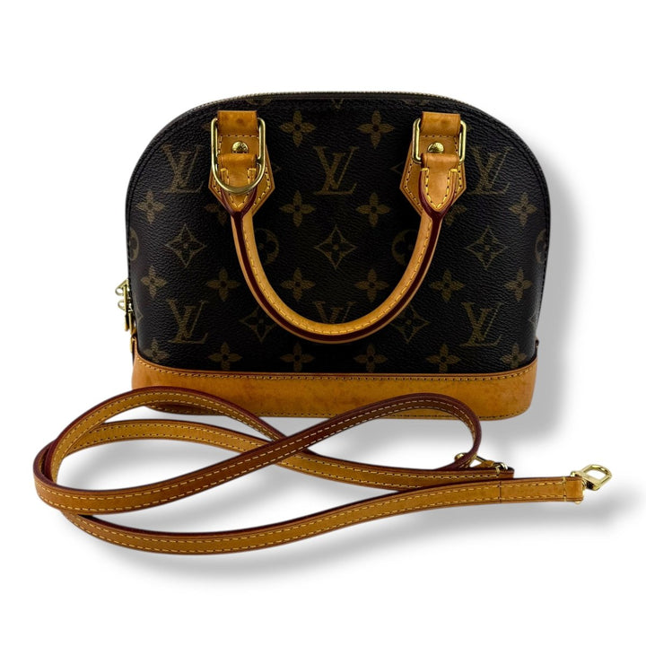 Louis Vuitton Brown Monogram Alma BB Handbag - Lux Central