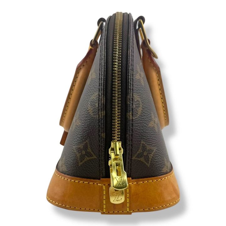 Louis Vuitton Brown Monogram Alma BB Handbag - Lux Central