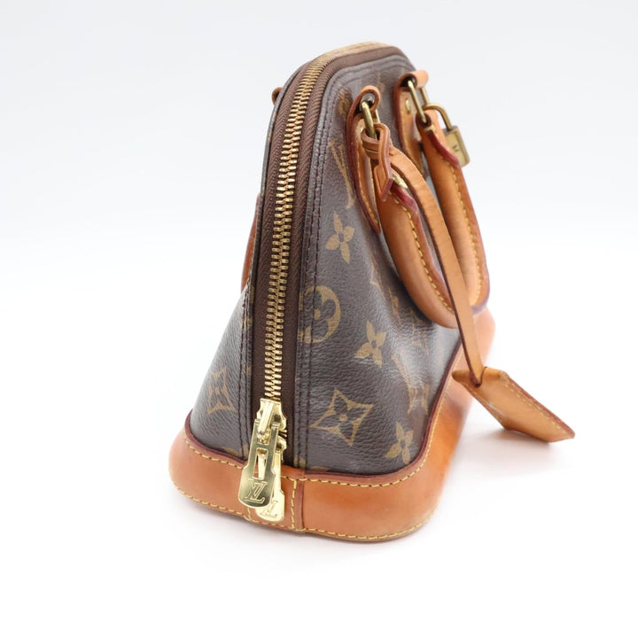 Louis Vuitton Brown Monogram Alma BB Handbag - Lux Central