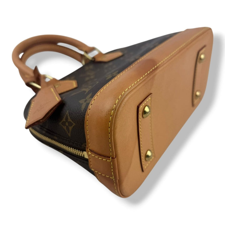 Louis Vuitton Brown Monogram Alma BB Handbag - Lux Central