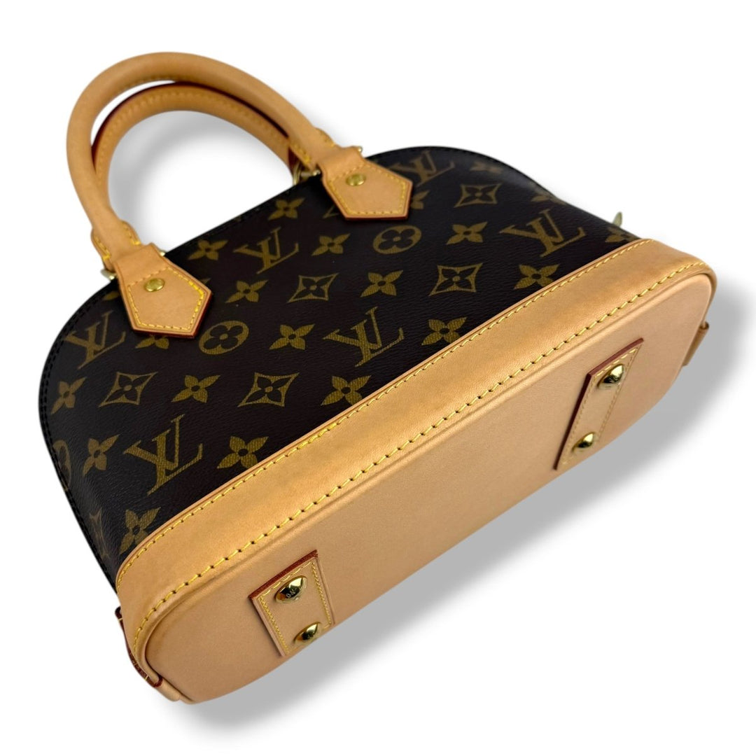 Louis Vuitton Brown Monogram Alma BB Handbag - Lux Central