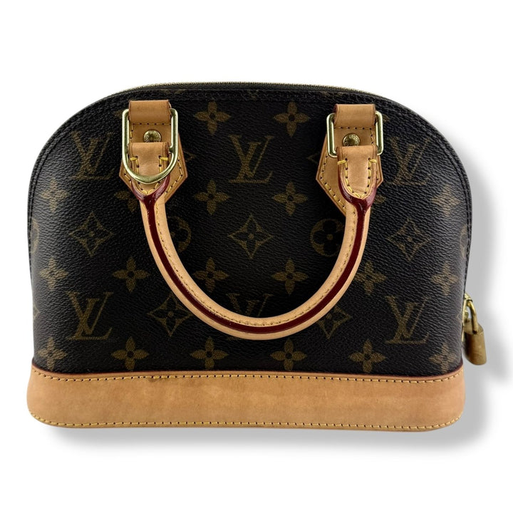 Louis Vuitton Brown Monogram Alma BB Handbag - Lux Central