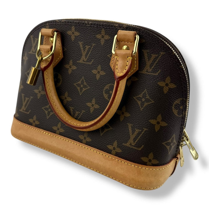 Louis Vuitton Brown Monogram Alma BB Handbag - Lux Central