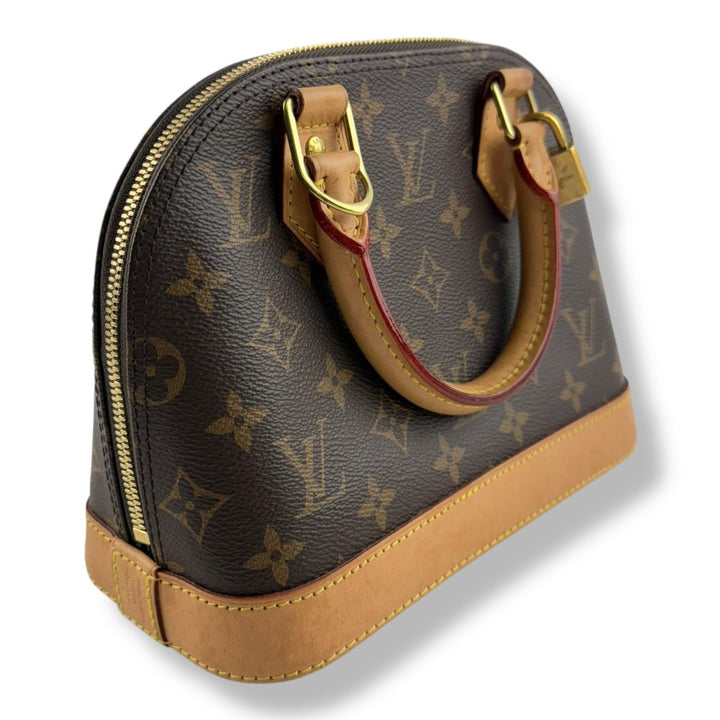 Louis Vuitton Brown Monogram Alma BB Handbag - Lux Central