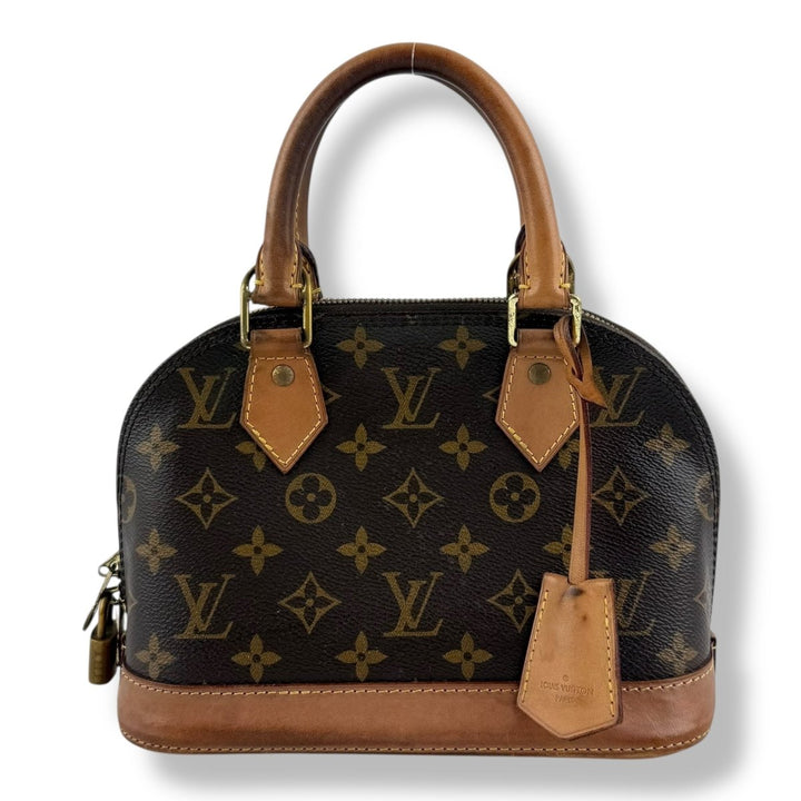 Louis Vuitton Brown Monogram Alma BB Handbag - Lux Central