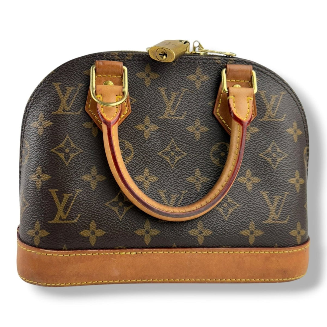 Louis Vuitton Brown Monogram Alma BB Handbag - Lux Central
