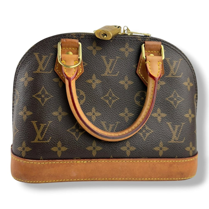 Louis Vuitton Brown Monogram Alma BB Handbag - Lux Central