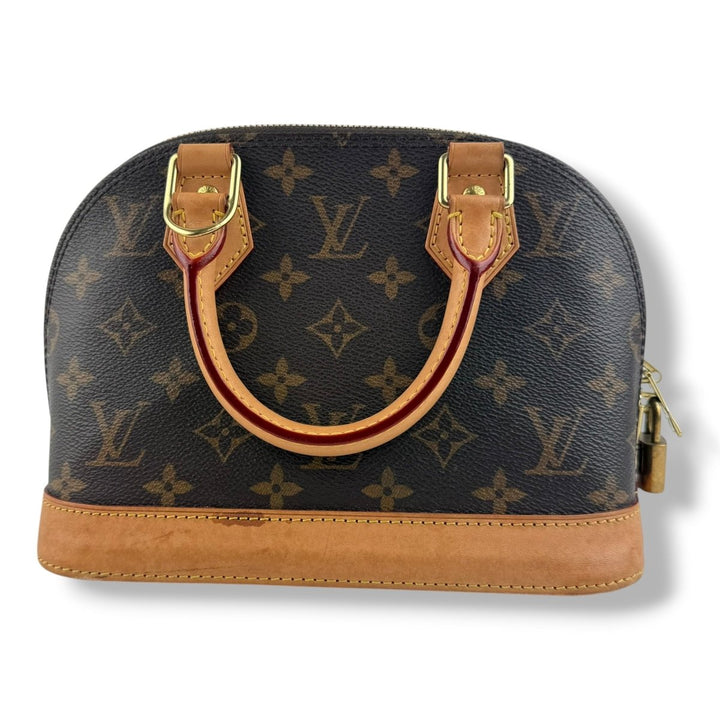 Louis Vuitton Brown Monogram Alma BB Handbag - Lux Central