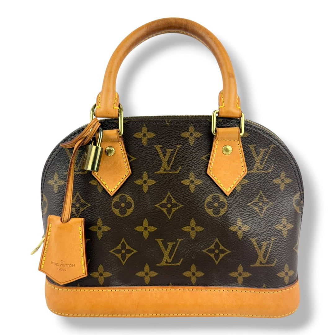 Louis Vuitton Brown Monogram Alma BB Handbag - Lux Central