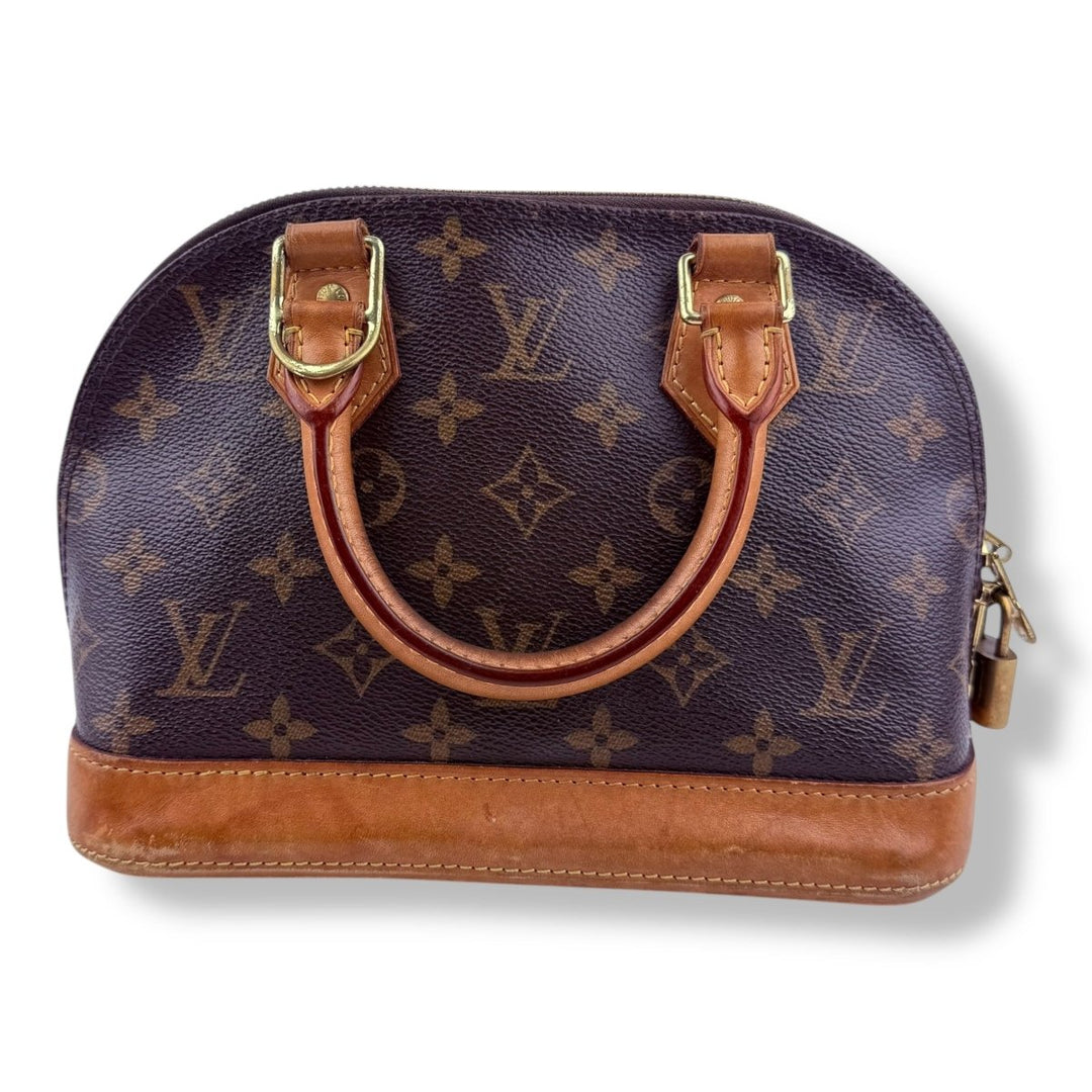 Louis Vuitton Brown Monogram Alma BB Handbag - Lux Central