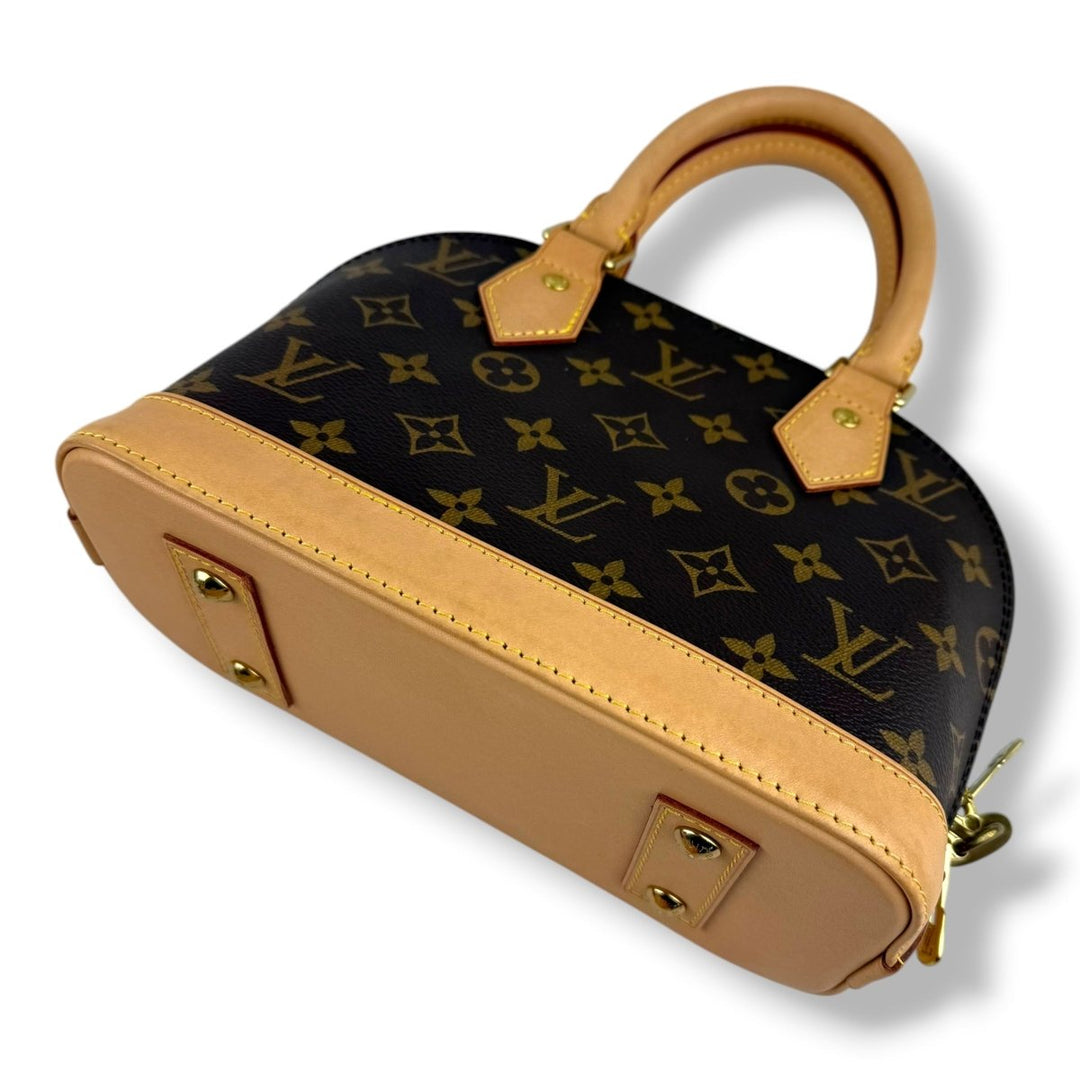 Louis Vuitton Brown Monogram Alma BB Handbag - Lux Central