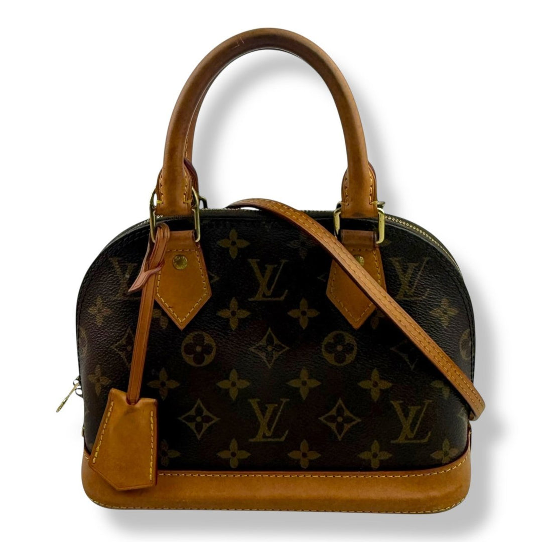 Louis Vuitton Brown Monogram Alma BB Handbag - Lux Central