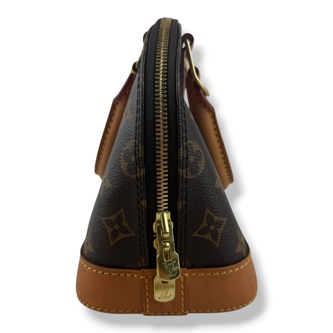Louis Vuitton Brown Monogram Alma BB Handbag - Lux Central