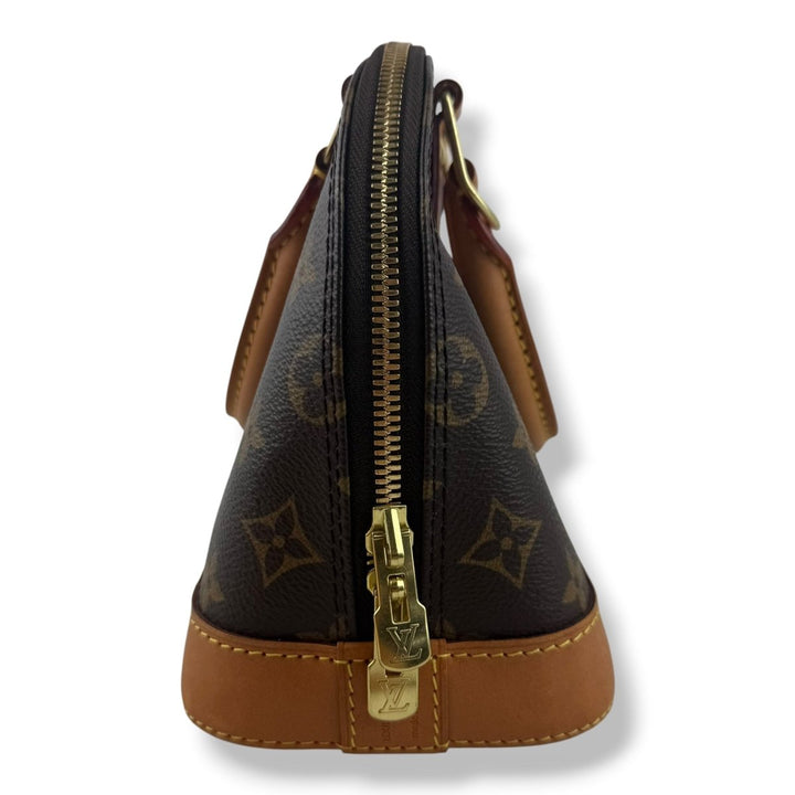 Louis Vuitton Brown Monogram Alma BB Handbag - Lux Central
