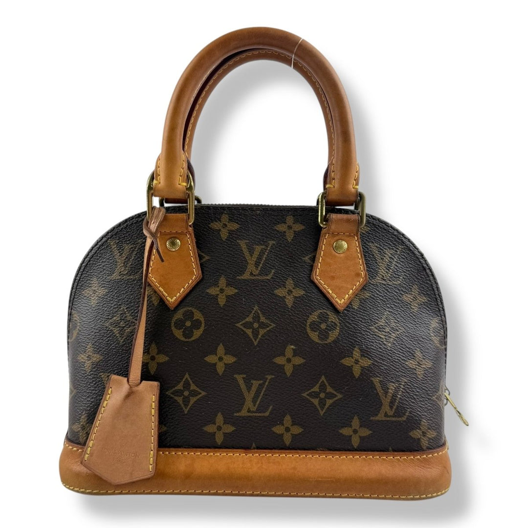 Louis Vuitton Brown Monogram Alma BB Handbag - Lux Central
