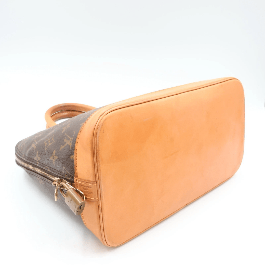 Louis Vuitton Brown Monogram Alma PM Handbag - Lux Central