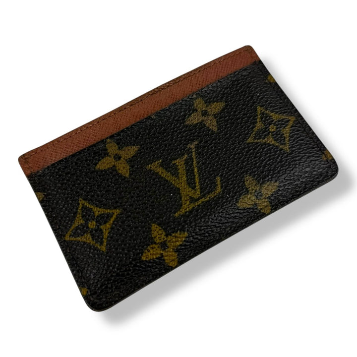 Louis Vuitton Brown Monogram Card Wallet - Lux Central