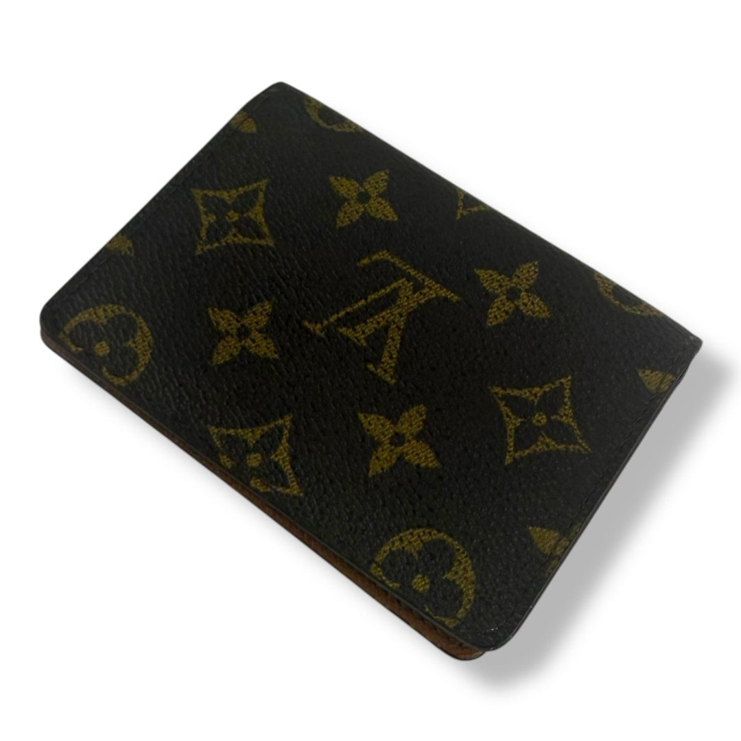 Louis Vuitton Brown Monogram Card Wallet - Lux Central