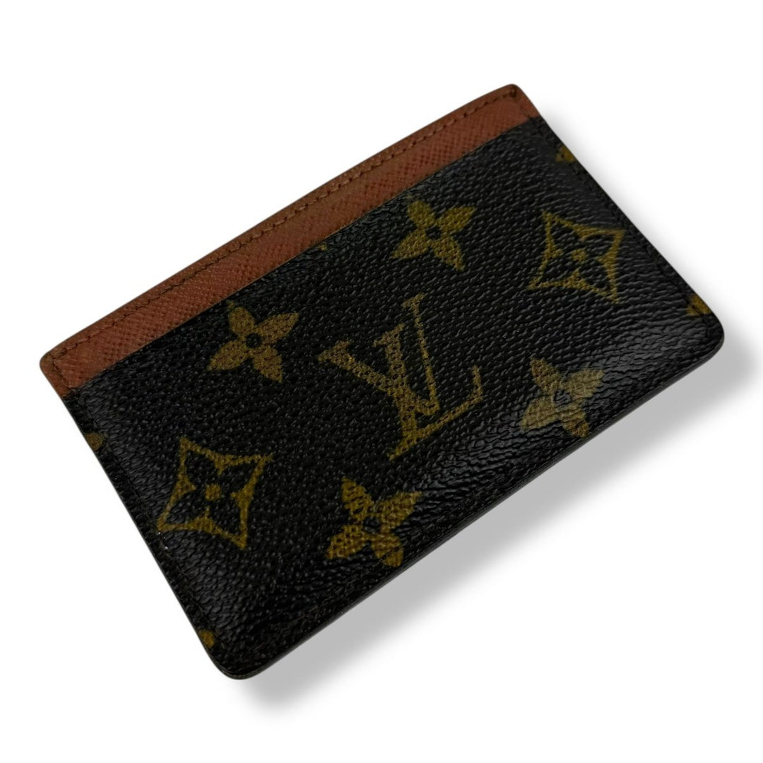 Louis Vuitton Brown Monogram Card Wallet - Lux Central