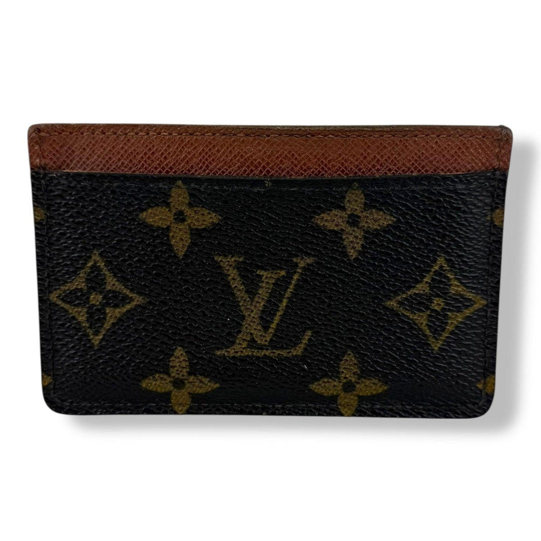 Louis Vuitton Brown Monogram Card Wallet - Lux Central