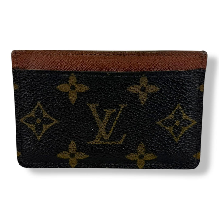 Louis Vuitton Brown Monogram Card Wallet - Lux Central