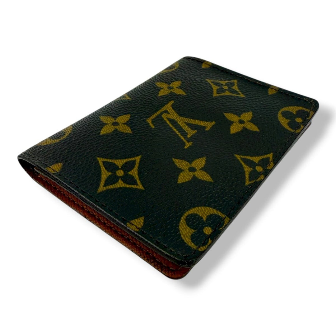 Louis Vuitton Brown Monogram Card Wallet - Lux Central