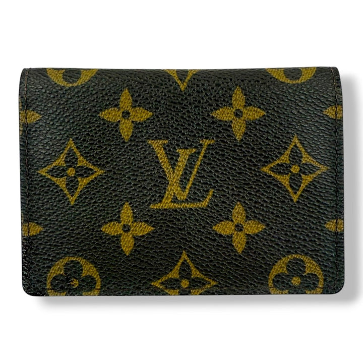 Louis Vuitton Brown Monogram Card Wallet - Lux Central