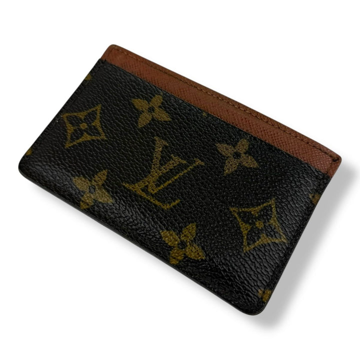 Louis Vuitton Brown Monogram Card Wallet - Lux Central