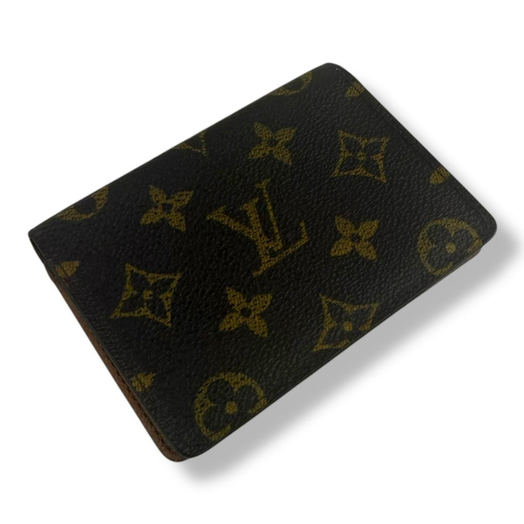 Louis Vuitton Brown Monogram Card Wallet - Lux Central