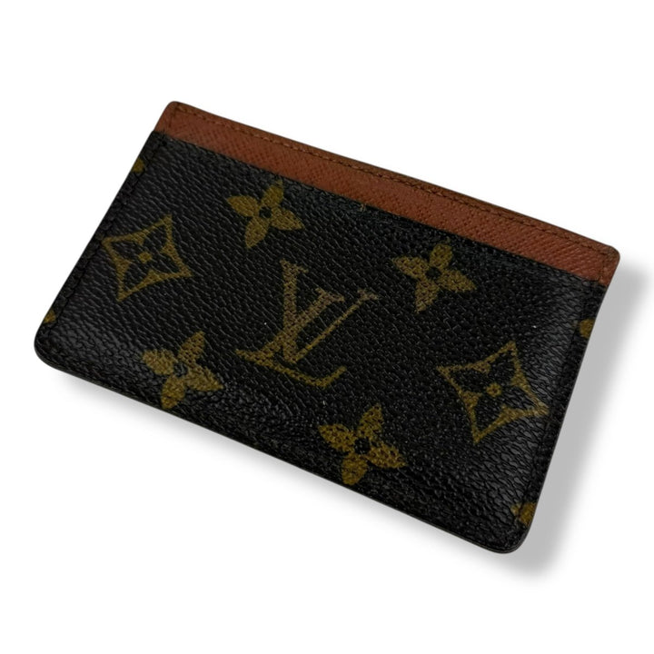 Louis Vuitton Brown Monogram Card Wallet - Lux Central