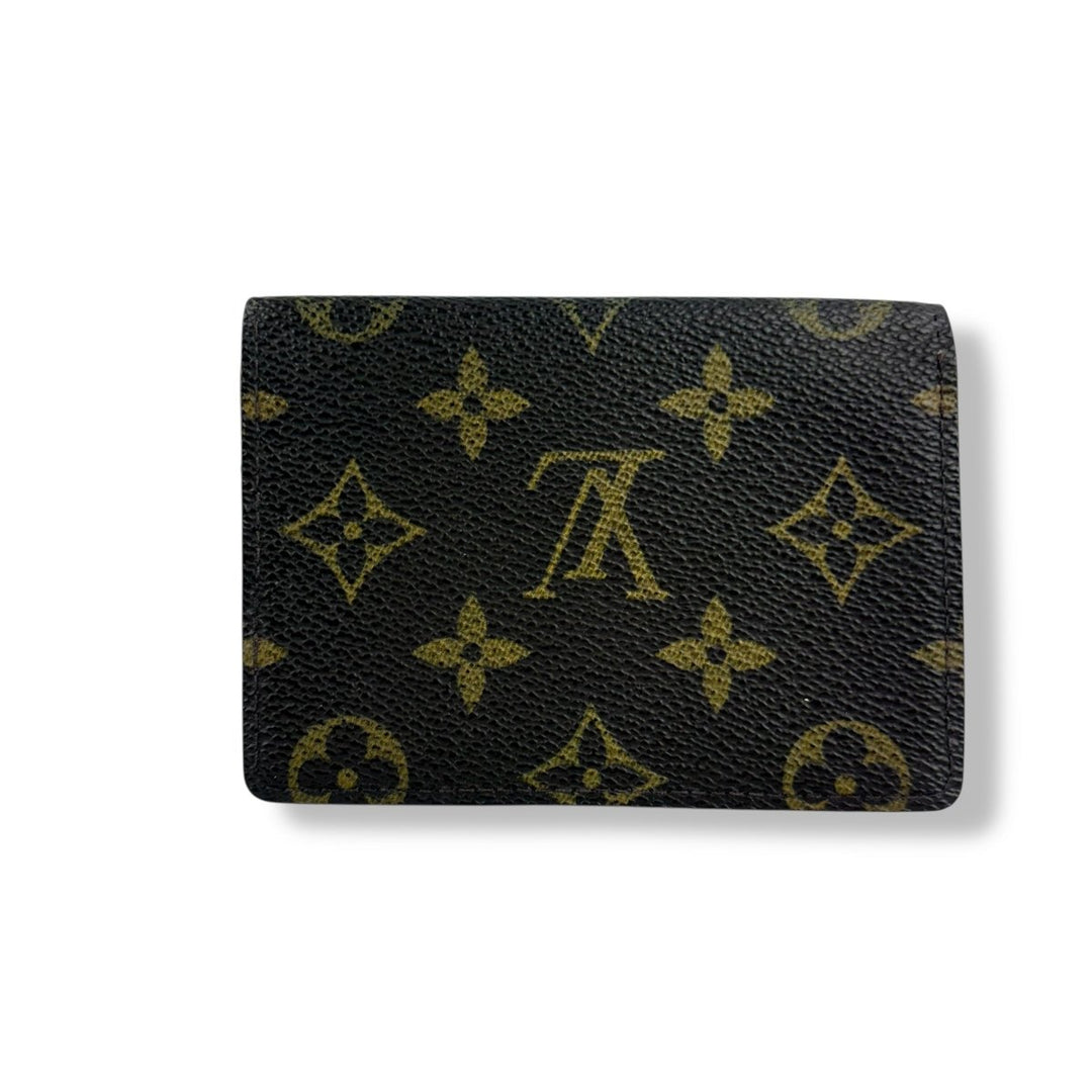 Louis Vuitton Brown Monogram Card Wallet - Lux Central