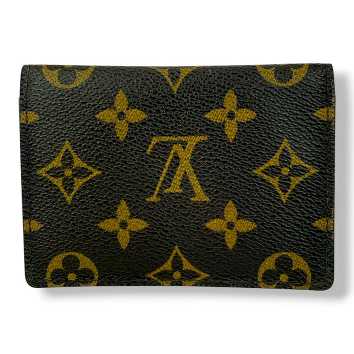 Louis Vuitton Brown Monogram Card Wallet - Lux Central