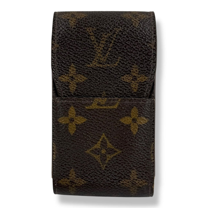 Louis Vuitton Brown Monogram Cigarette Case - Lux Central