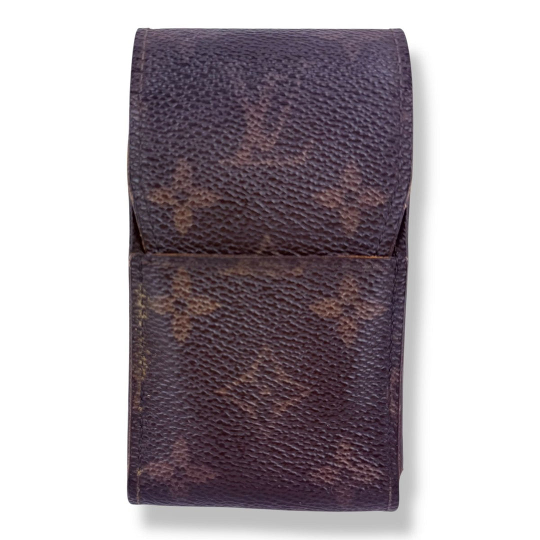 Louis Vuitton Brown Monogram Cigarette Case - Lux Central
