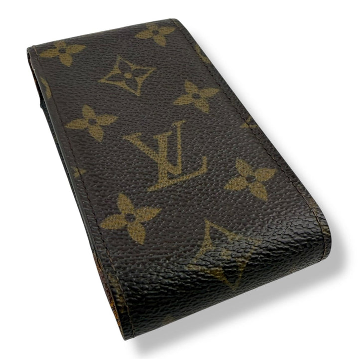 Louis Vuitton Brown Monogram Cigarette Case - Lux Central
