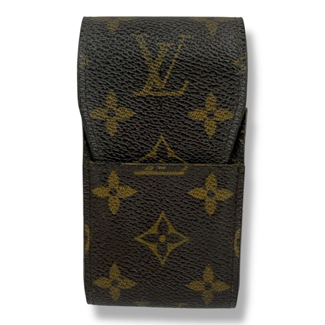 Louis Vuitton Brown Monogram Cigarette Case - Lux Central