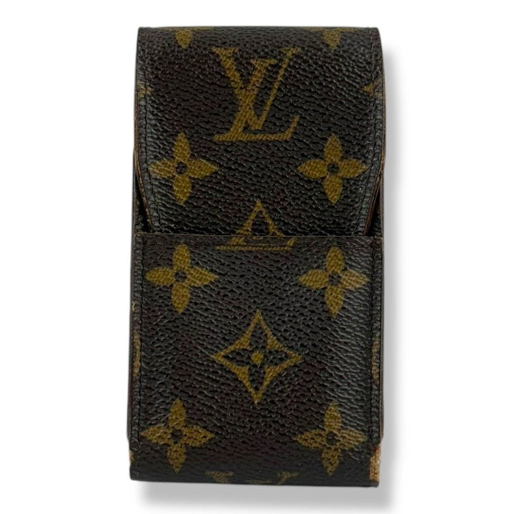 Louis Vuitton Brown Monogram Cigarette Case - Lux Central