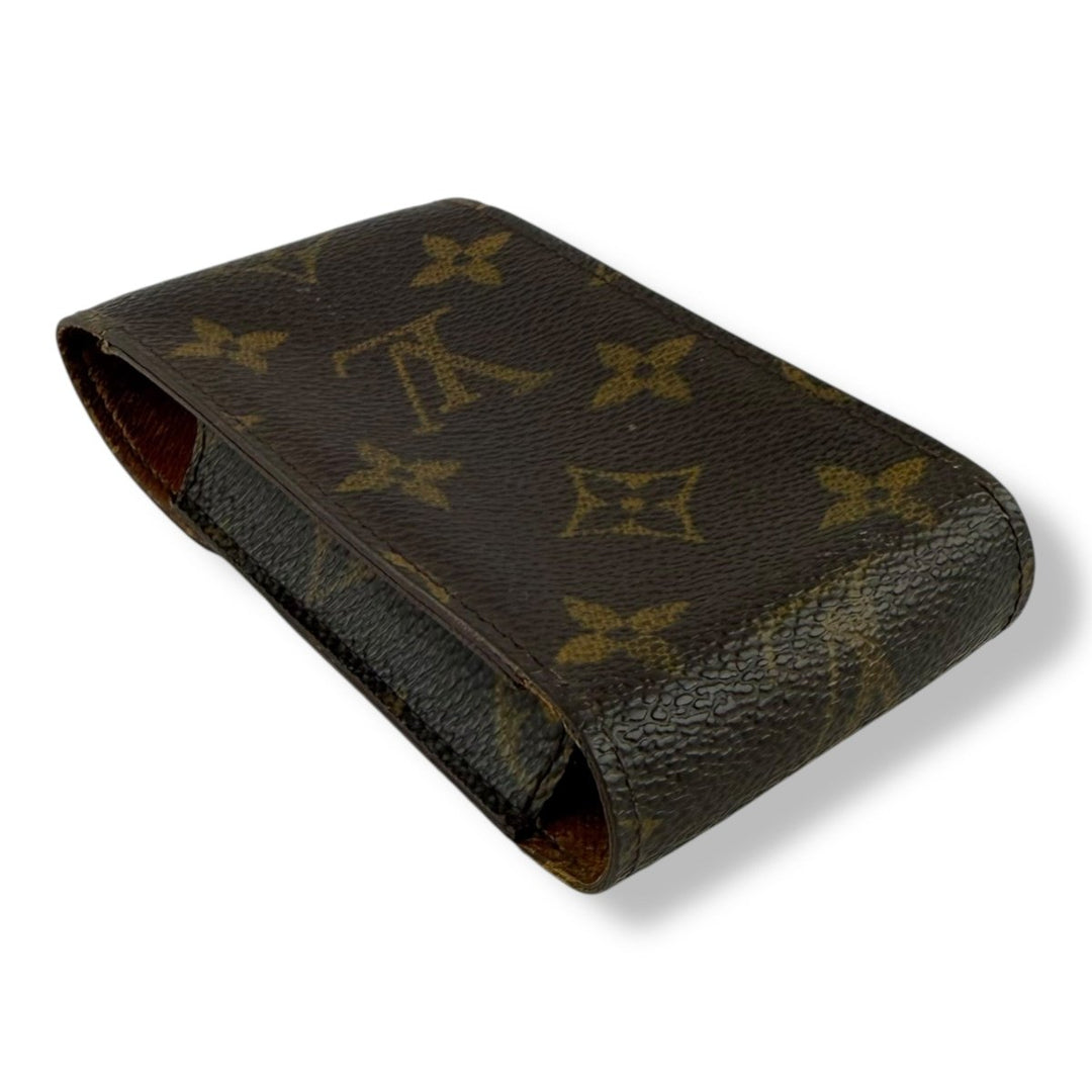 Louis Vuitton Brown Monogram Cigarette Case - Lux Central
