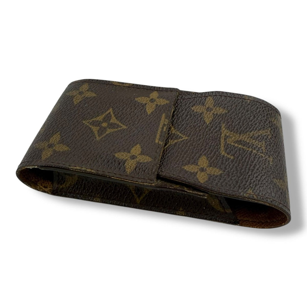 Louis Vuitton Brown Monogram Cigarette Case - Lux Central