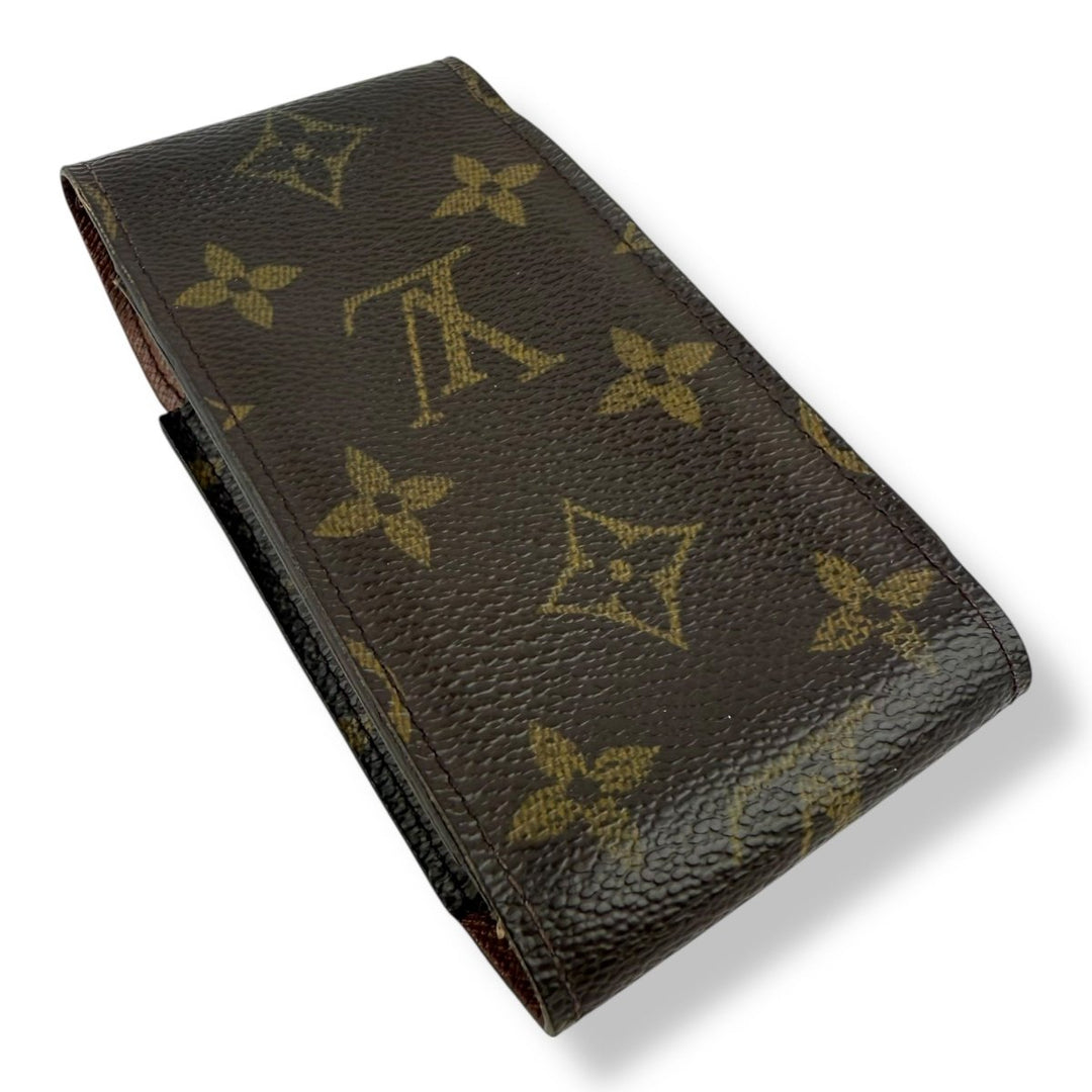 Louis Vuitton Brown Monogram Cigarette Case - Lux Central
