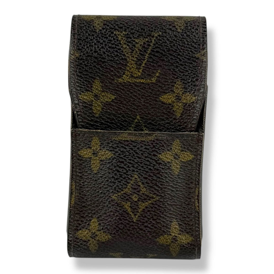 Louis Vuitton Brown Monogram Cigarette Case - Lux Central