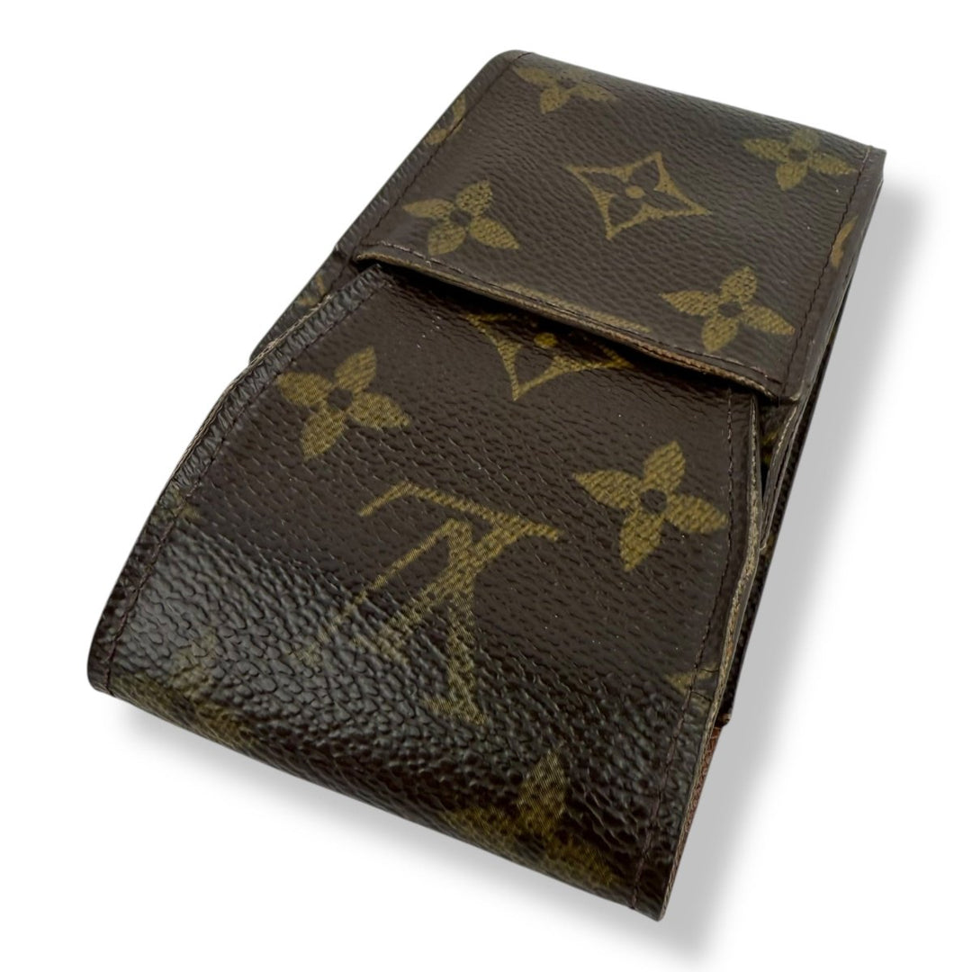Louis Vuitton Brown Monogram Cigarette Case - Lux Central