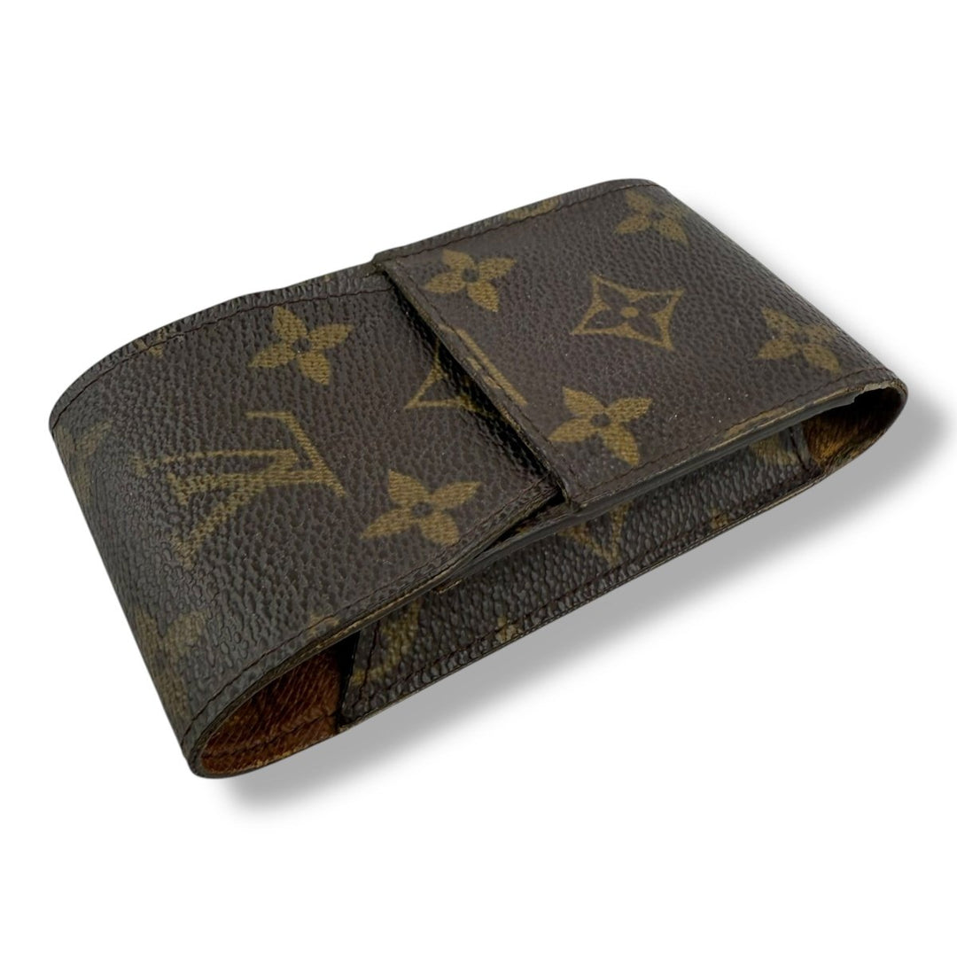 Louis Vuitton Brown Monogram Cigarette Case - Lux Central
