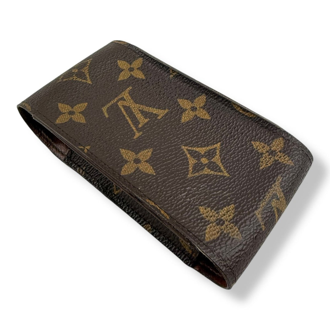 Louis Vuitton Brown Monogram Cigarette Case - Lux Central