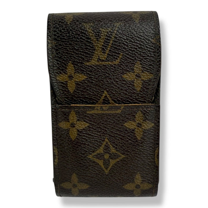 Louis Vuitton Brown Monogram Cigarette Case - Lux Central